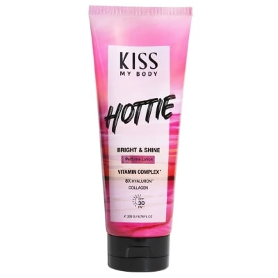 Kiss My Body คิส มาย บอดี้ ไบร์ท  ชาย เพอร์ฟูม โลชั่น SPF 30 PA+++ ฮอตตี้ 200 กรัม โลชั่นน้ำหอม