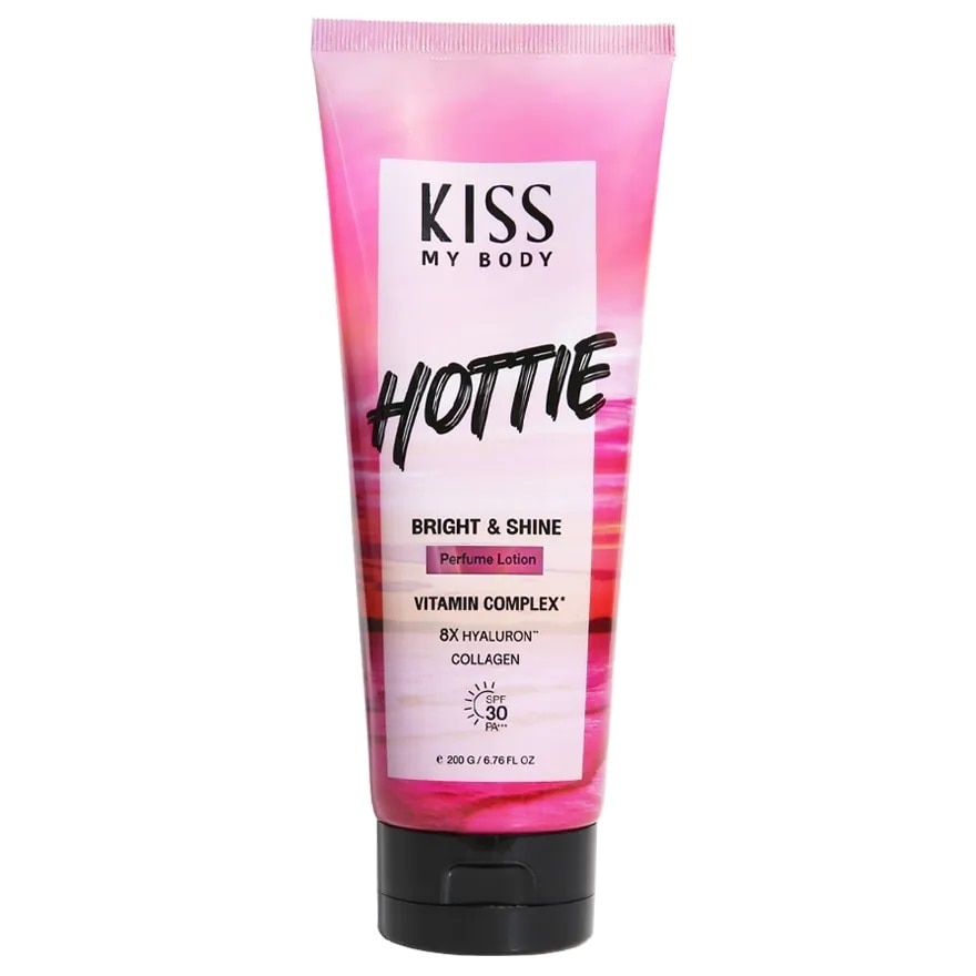 Kiss My Body Bright  Shine Perfume Lotion SPF 30 PA+++ Hottie 200 G. โลชั่นน้ำหอม