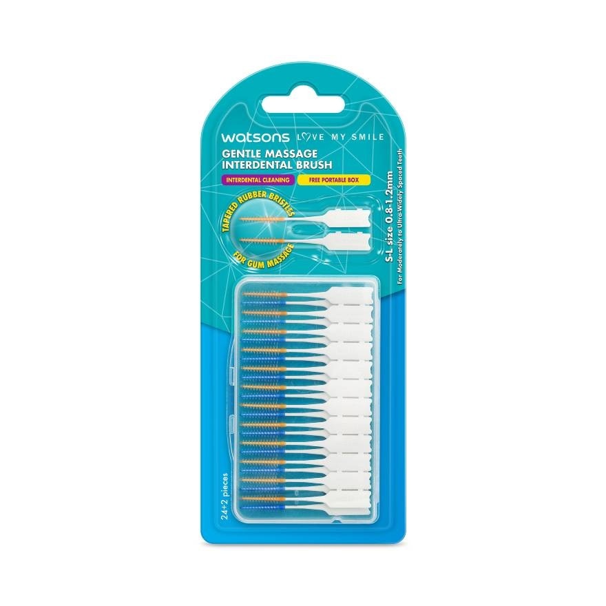 Watsons Gentle Massage Interdental Brush 26pcs.