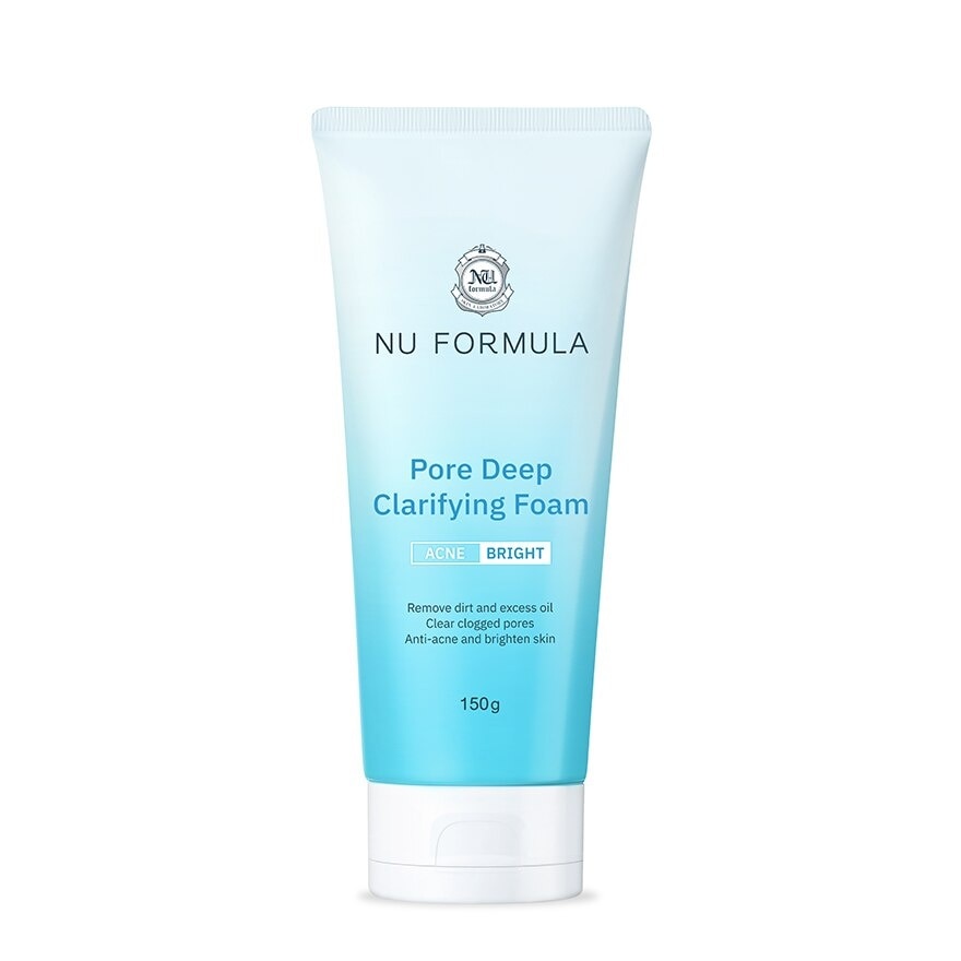 Nu Formula Pore Deep Clarifying Foam 150 G. โฟมล้างหน้า ลดสิว ผิวกระจ่างใส