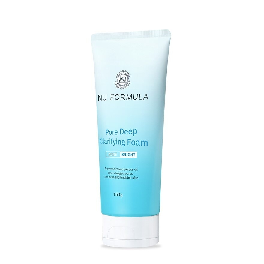 Nu Formula Pore Deep Clarifying Foam 150 G. โฟมล้างหน้า ลดสิว ผิวกระจ่างใส