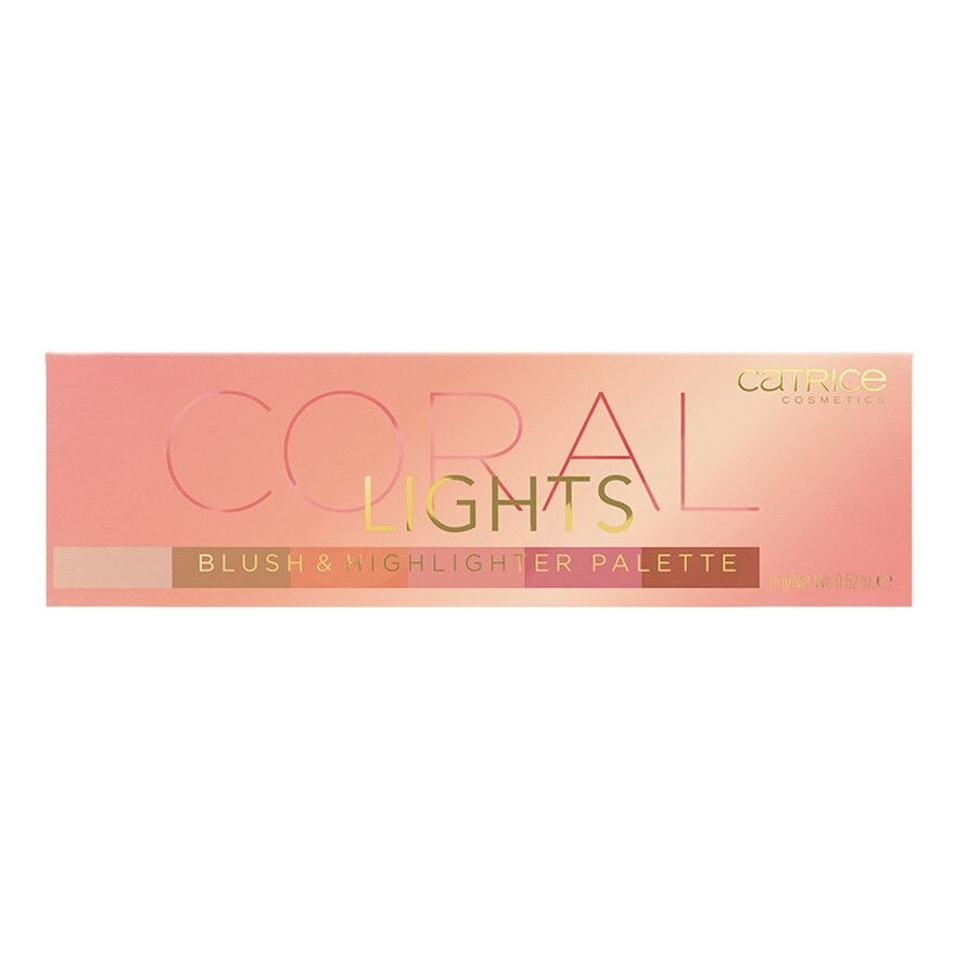 Catrice Coral Lights Blush  Highligher 15g. 010 Soft Coral