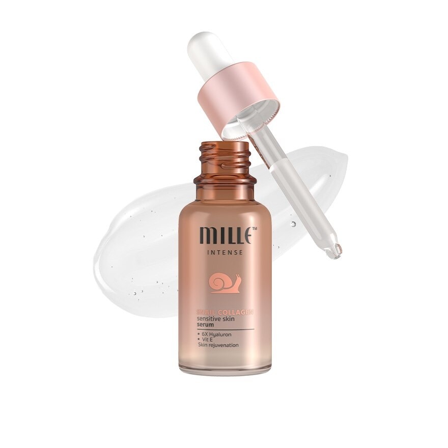 Mille Snail Collagen Sensitive Skin Serum 15ml.