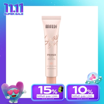 Mille มิลเล่ สเนล ไบร์ท ไพรเมอร์ SPF15PA++ 15ก.