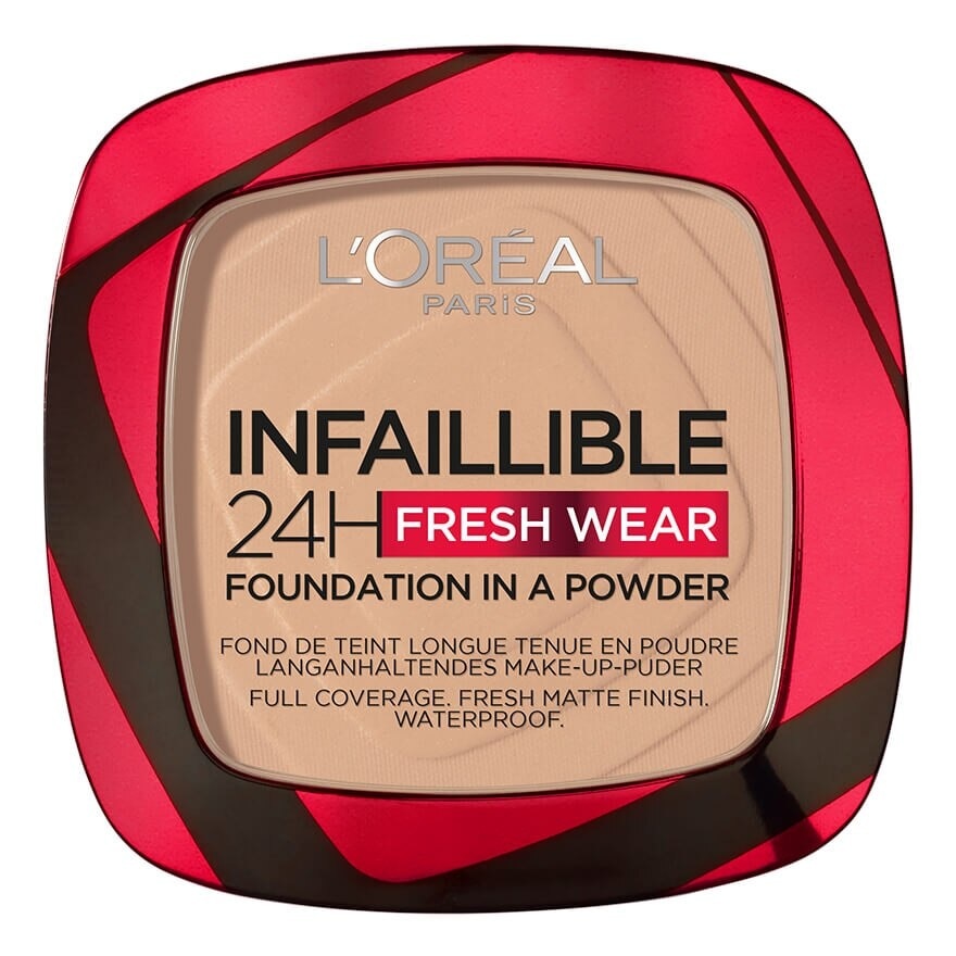 L'Oreal Infaillible 24H Fresh Wear Foundation In A Powder 9g. 130 True Beige