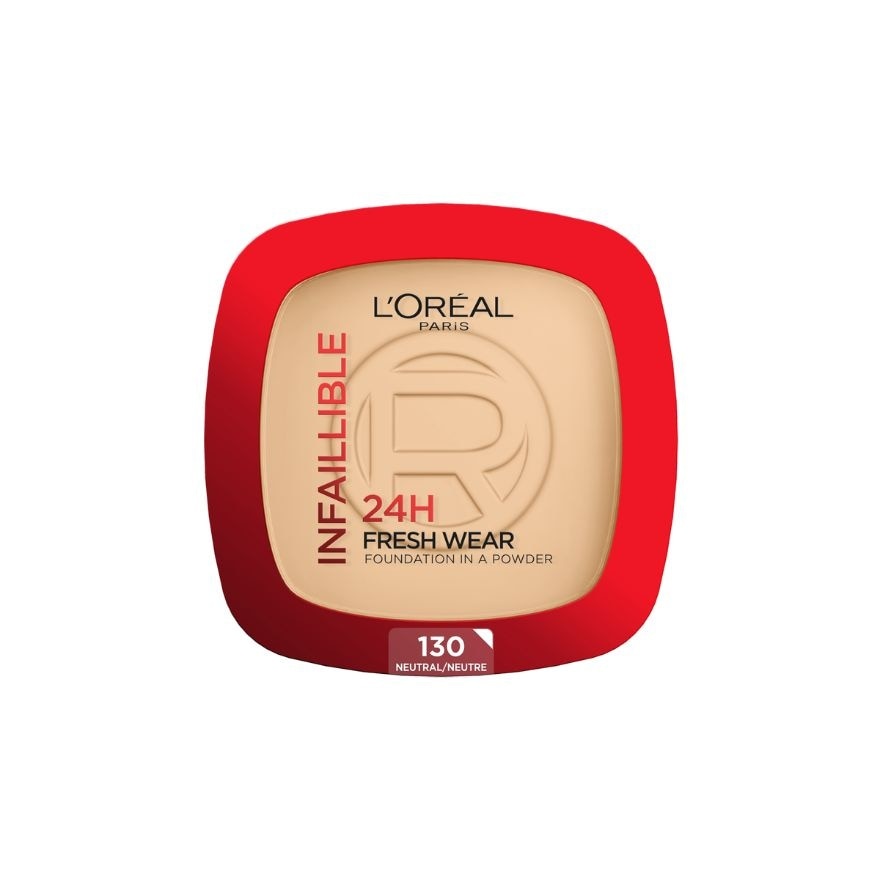L'Oreal Infaillible 24H Fresh Wear Foundation In A Powder 9g. 130 Newtral