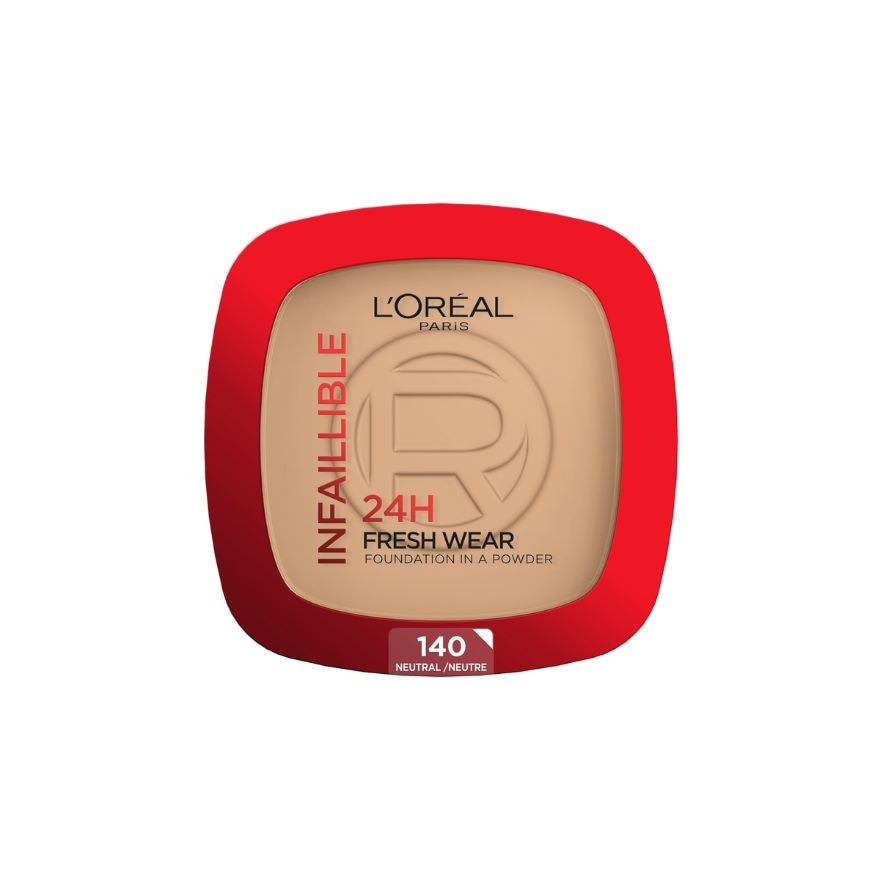 L'Oreal Infaillible 24H Fresh Wear Foundation In A Powder 9g. 140 Neutral