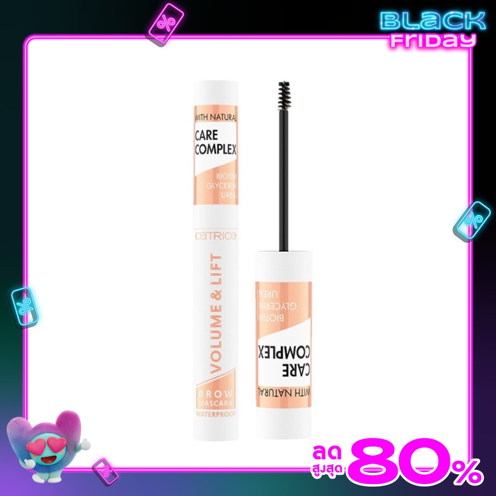 คาทริซ วอลลุ่ม แอนด์ ลิฟท์ โบรว์ มาสคาร่า วอเตอร์พรูฟ 5มล. 010 ใส