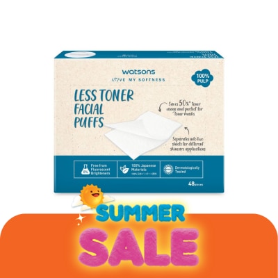 WATSONS - วัตสัน สำลีแผ่นประหยัดโทนเนอร์ 48 แผ่น.