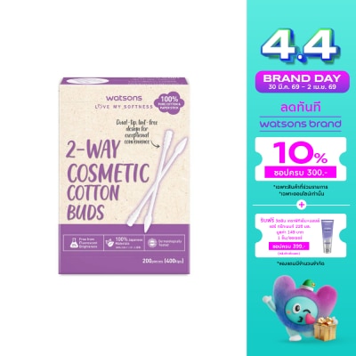 WATSONS - วัตสัน สำลีก้านกระดาษปลายก้าน 2 หัว 200 ก้าน.