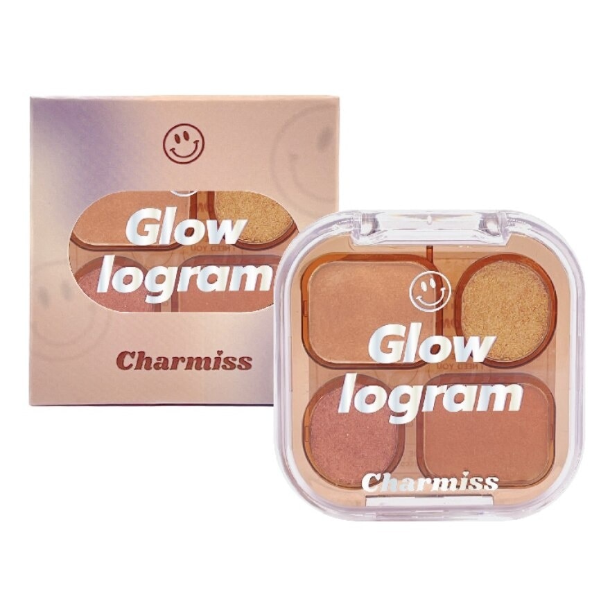 Charmiss Glowlogram Eyeshadow Palette 4g. 03 Warm On A Cold Night