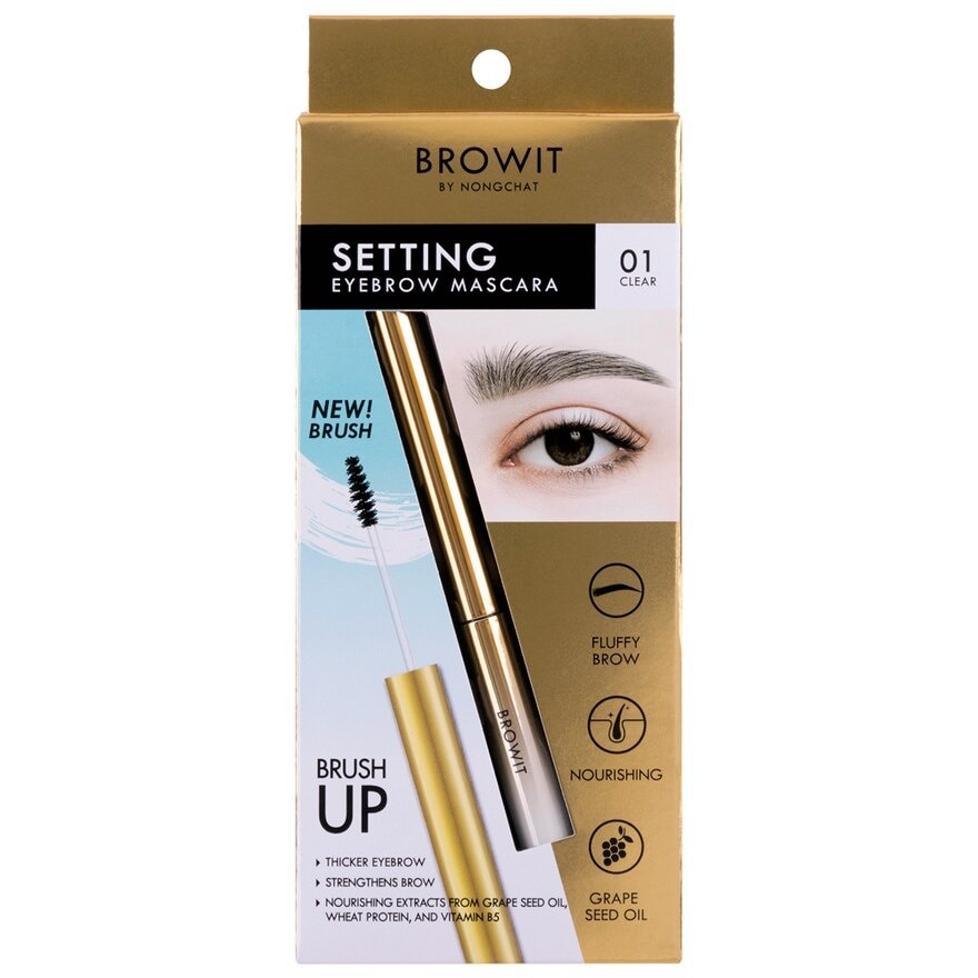 Browit Setting Eyebrow Mascara 2g. 01 Clear