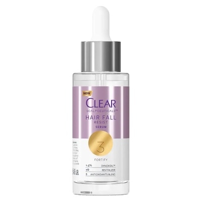 Clear Clear Scalpceuticals Serum Hair Fall Resist 45 Ml. ลดผมขาดหลุดร่วง ผมร่วง ผมบาง