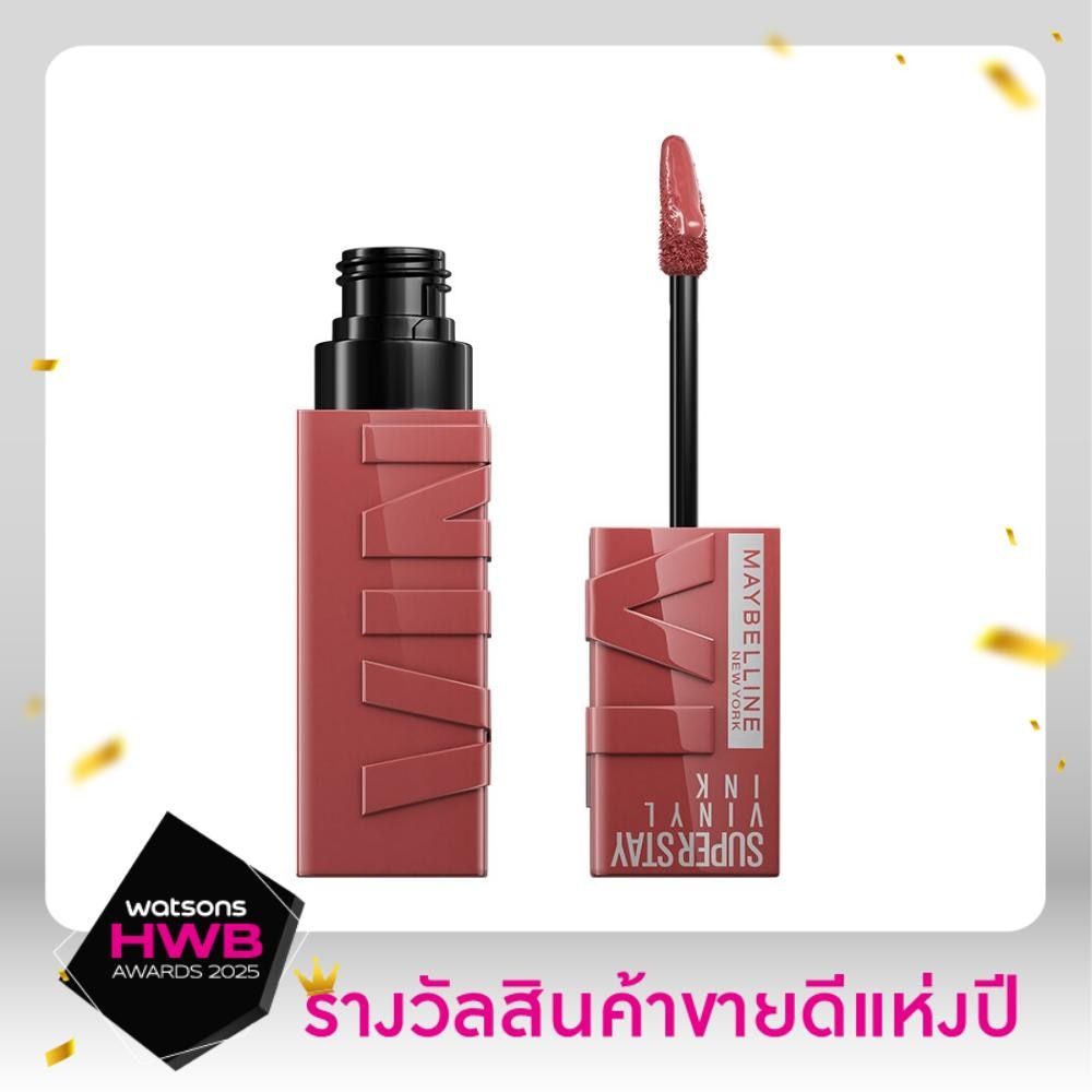 เมย์เบลลีน นิวยอร์ก ซุปเปอร์สเตย์ ไวนิล อิ้งค์ ลิป 4.2มล. 115 เป็ปปี้