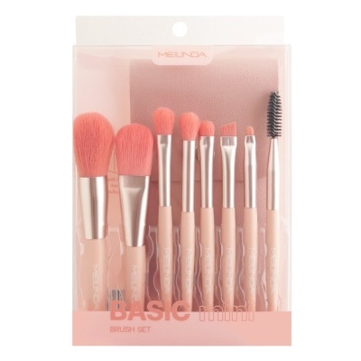 Meilinda Meilinda Basic Mini Brush Set 8pcs. Random Color