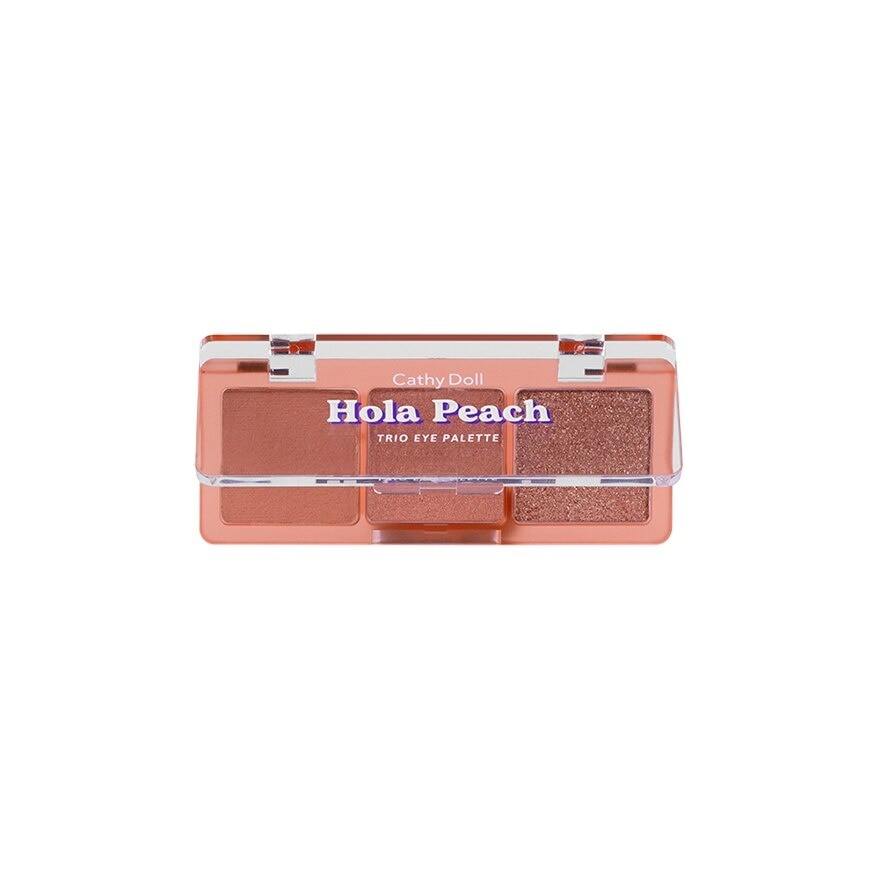 Cathy Doll Cheers Around Trio Eye Palette 6g. 03 Hola Peach