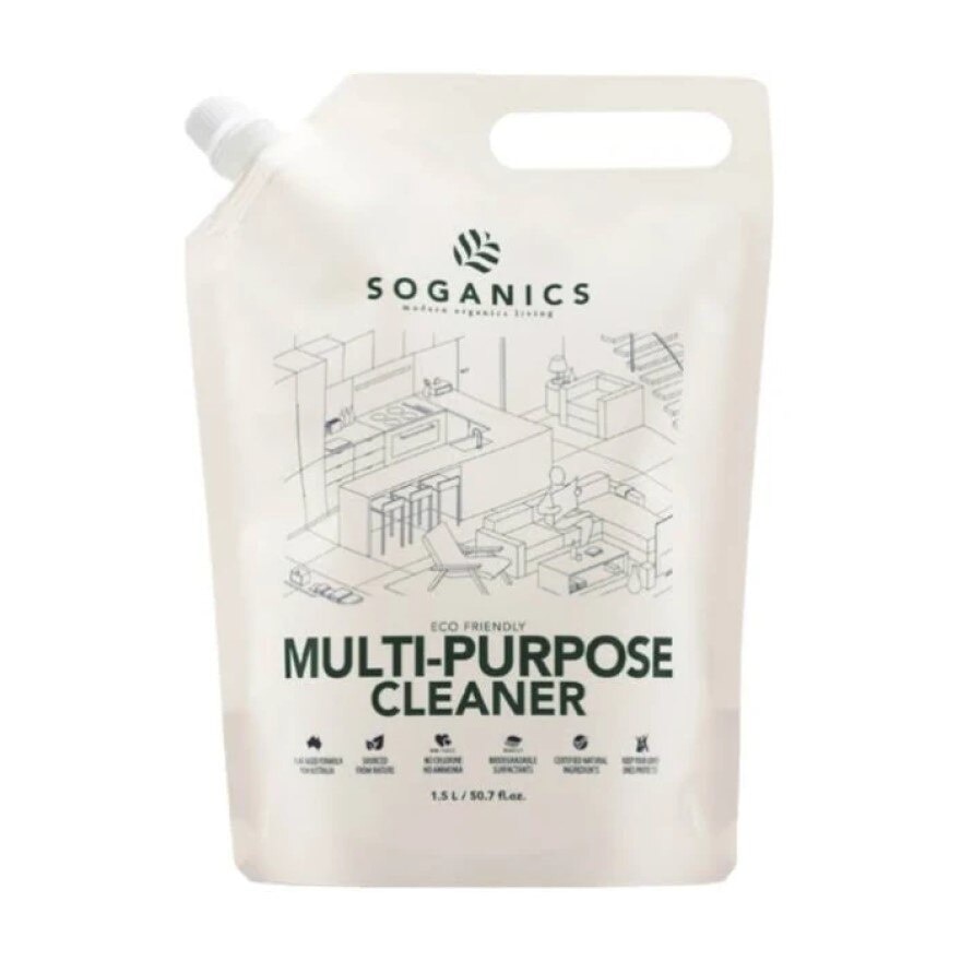 SOGANICS Multi-Purpose Cleaner Refill - Eucalyptus 1.5L