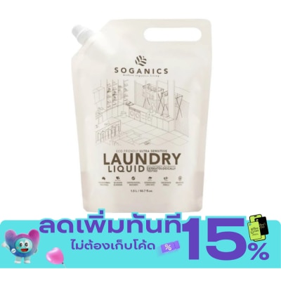 Soganics SOGANICS Laundry Liquid Refill Eucalyptus 1.5L image