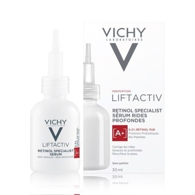 Vichy วิชี่ ลิฟแอ็คทีฟ เรตินอล สเปเชียลลิสต์ ดีป ริงเคิลส์ เซรั่ม 30 มล. ลดริ้วรอยร่องลึก