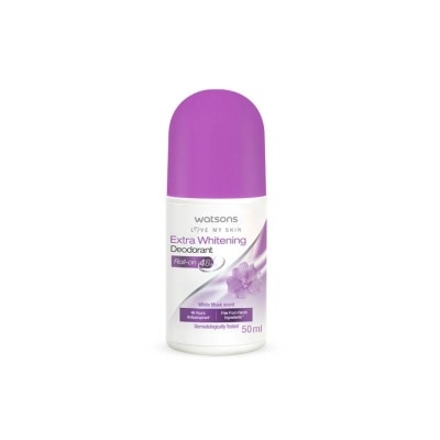 Watsons Watsons Extra Whitening Deodorant Roll-on 50ml