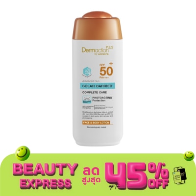Dermaction Plus by Watsons แอดวานซ์ซันโซล่าร์แบริเออร์ เฟสแอนด์บอดี้โลชั่น SPF50+PA++++