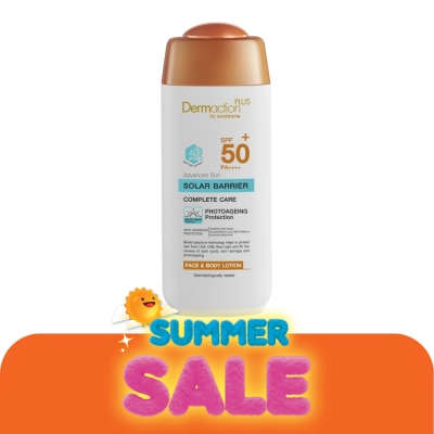 Dermaction Plus by Watsons - แอดวานซ์ซันโซล่าร์แบริเออร์ เฟสแอนด์บอดี้โลชั่น SPF50+PA++++
