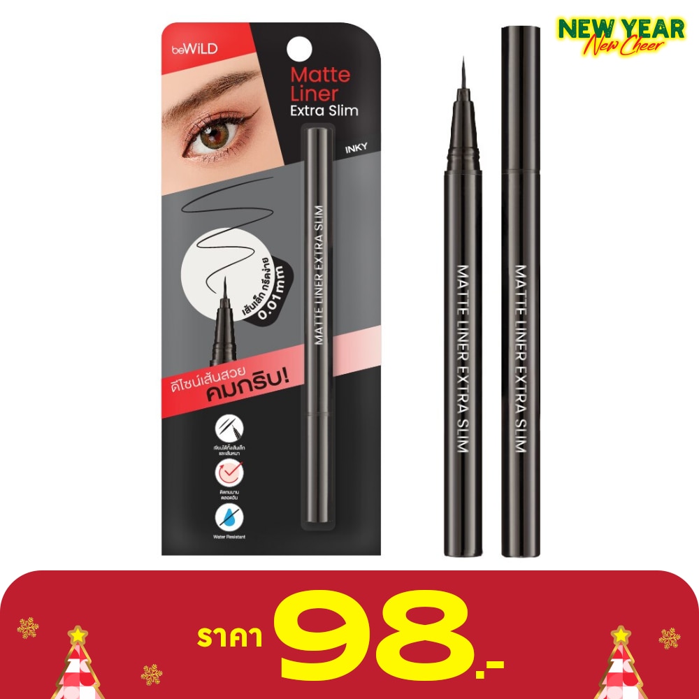 Bewild Bewild Matte Liner Extra Slim 0.8g. 01 Inky