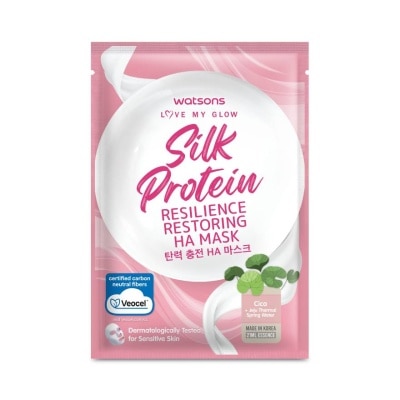 Watsons Watsons Love My Glow Silk Protein Resilience Restoring Ha Mask 1 Sheet.