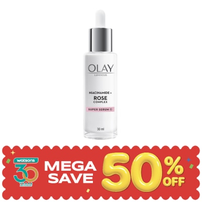 Olay - โอเลย์ ลูมินัส ไนอะซินาไมด์ + โรส คอมเพล็กซ์ ซุปเปอร์ เซรั่ม 30 มล. image