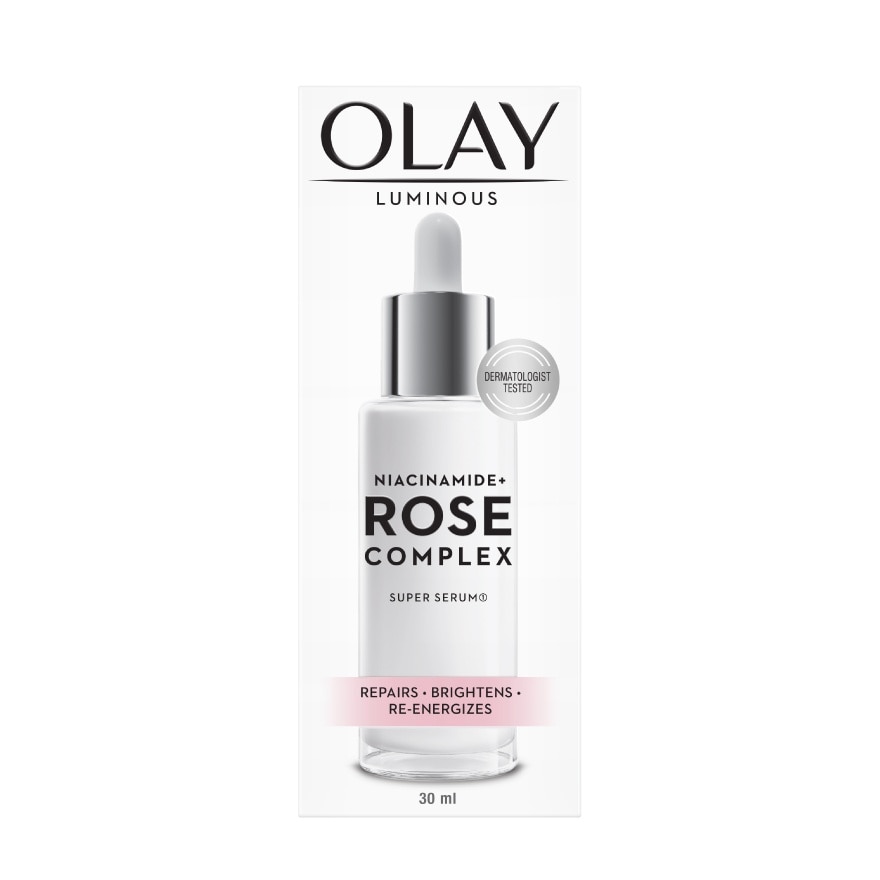 Olay Luminous Niacinamide + Rose Complex Super Serum 30 Ml.