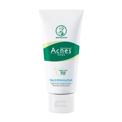 Acnes Mentholatum Acnes Clear  Whitening Wash 50 G. ล้างหน้า ลดสิว ผิวกระจ่างใส