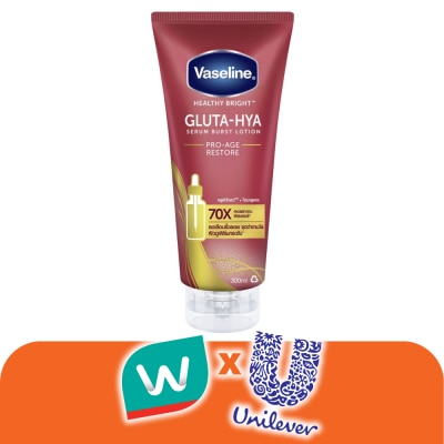 Vaseline - Vaseline Healthy Bright Gluta Hya Serum Burst Lotion Pro-Age Restore 300 Ml.