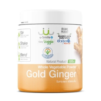 uSmile101 - uSmile 101 Golden Ginger Powder 100 g. Healthy Drink Spicy Fresh image