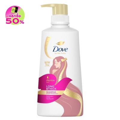 Dove Dove Shampoo Protein Max Long  Thick 410 Ml. บำรุงเส้มผม ผมยาวหนา