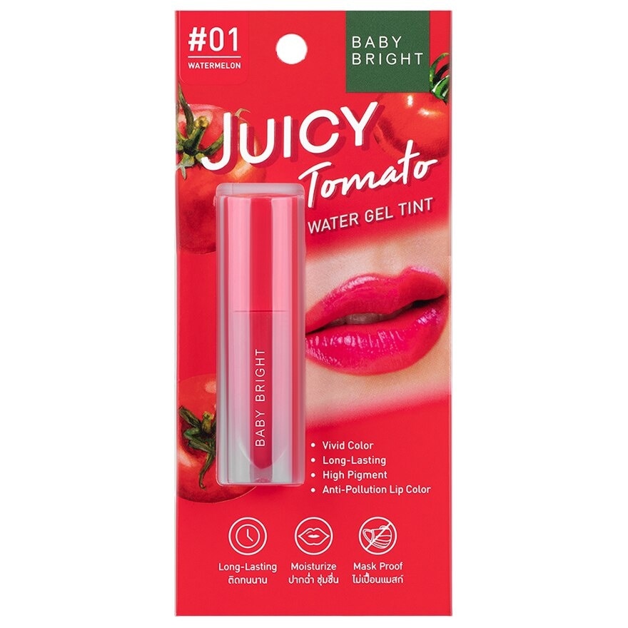 เบบี้ ไบร์ท จูซี่ โทเมโท วอเตอร์ เจล ทินท์ 2.5ก.01 วอเตอร์เมล่อน