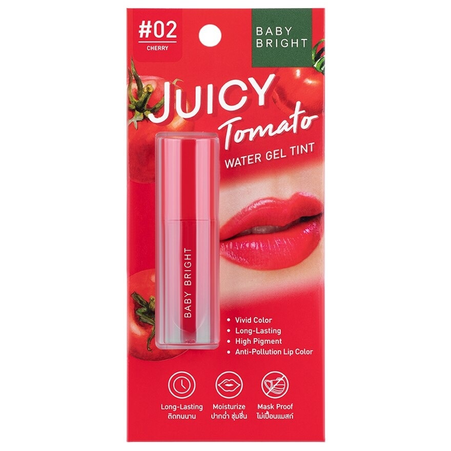 เบบี้ ไบร์ท จูซี่ โทเมโท วอเตอร์ เจล ทินท์ 2.5ก.02 เชอร์รี่