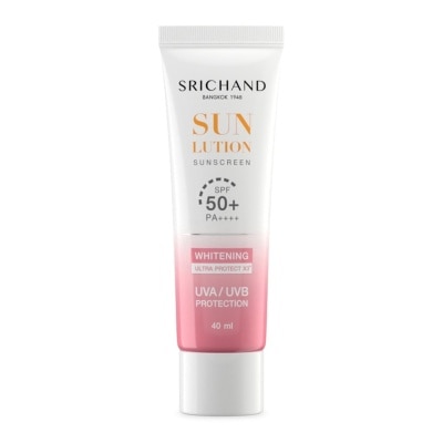 Srichand ศรีจันทร์ ครีมกันแดด ซันลูชั่น สกิน ไวท์เทนนิ่ง ซันสกรีน SPF50+ PA++++ 40มล.