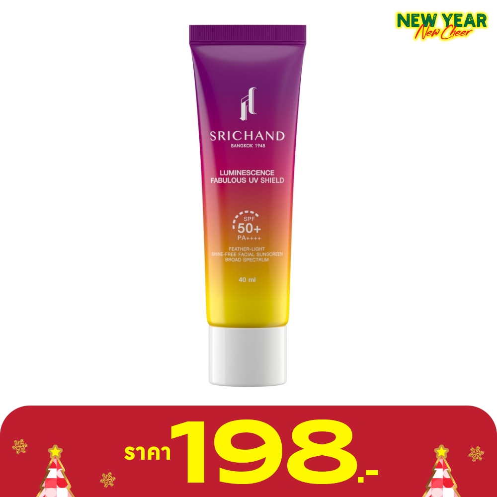 ศรีจันทร์ ครีมกันแดด ลูมิเนสเซนส์ แฟบูลัส ยูวี ชิลด์ SPF50+ PA++++ 40มล.