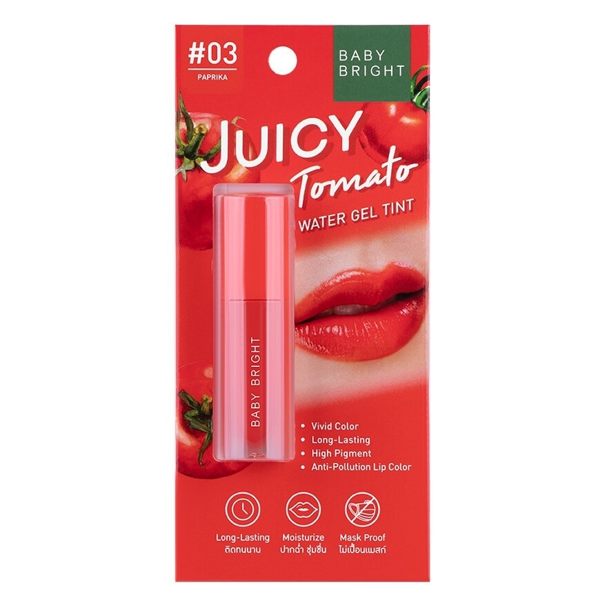 เบบี้ ไบร์ท จูซี่ โทเมโท วอเตอร์ เจล ทินท์ 2.5ก.03 ปาปริก้า