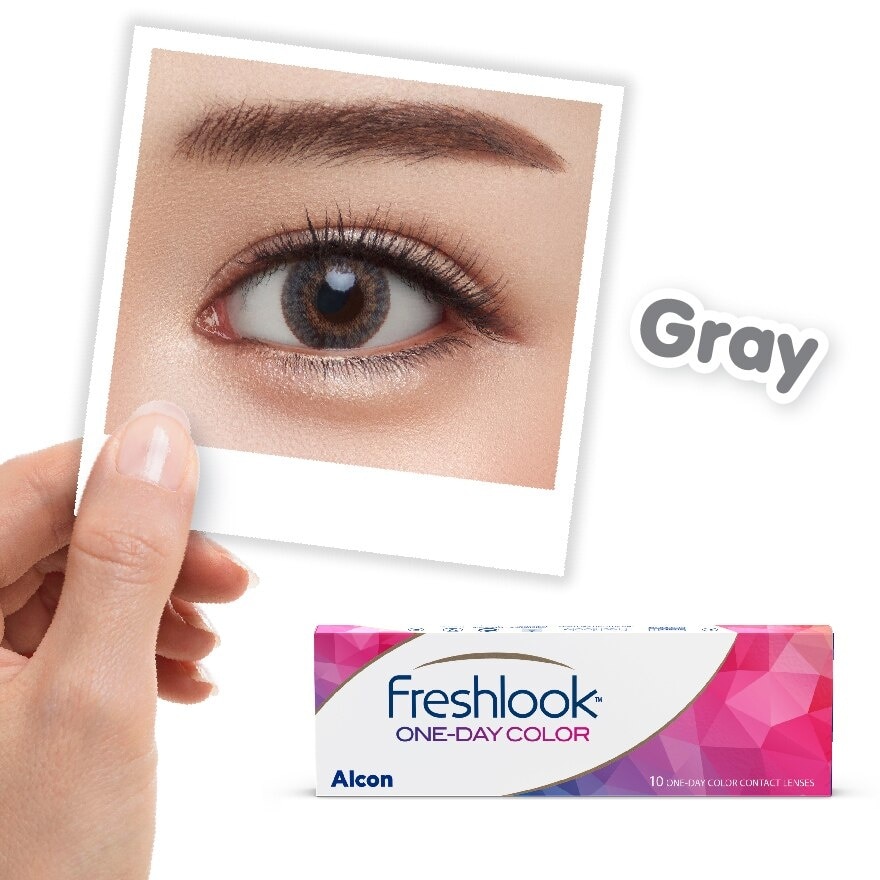 Freshlook One-Day Contact Lenses Gray 0.00 (10 Pcs)