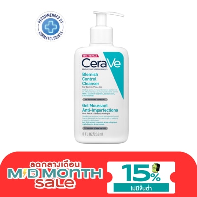 Cerave Cerave Blemish Control Cleanser 236 ml. Gel to Foam Cleanser for Blemish Prone Skin image