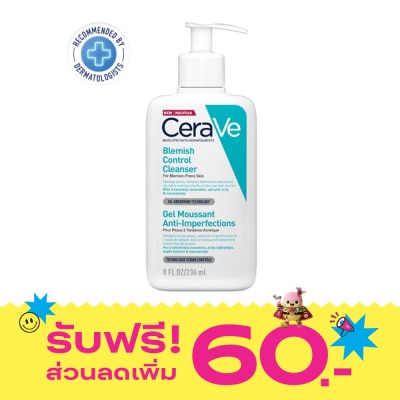 Cerave Cerave Blemish Control Cleanser 236 ml. Gel to Foam Cleanser for Blemish Prone Skin image