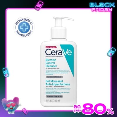 Cerave Cerave Blemish Control Cleanser 236 ml. Gel to Foam Cleanser for Blemish-Prone Skin