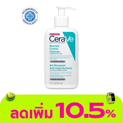 Cerave - Cerave Blemish Control Cleanser 236 ml. Gel to Foam Cleanser for Blemish-Prone Skin