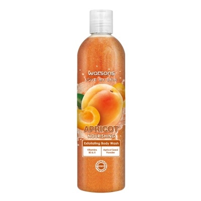 Watsons Watsons Apricot Exfoliating Body Wash 410g.