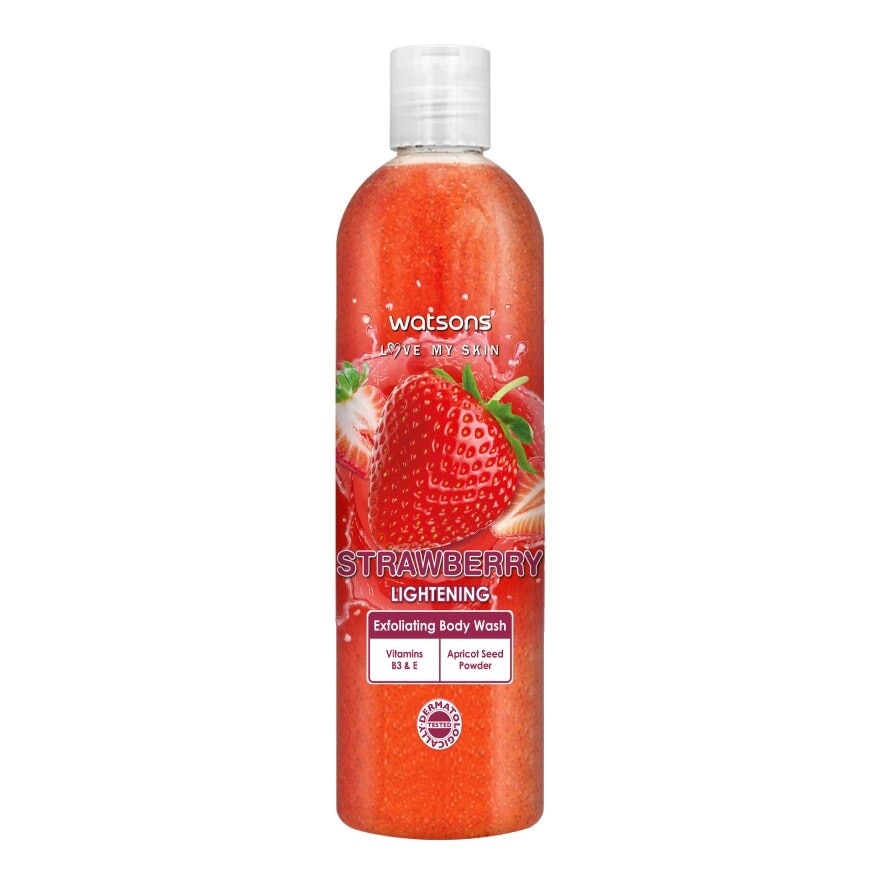 Watsons Strawberry Exfoliating Body Wash 410g.