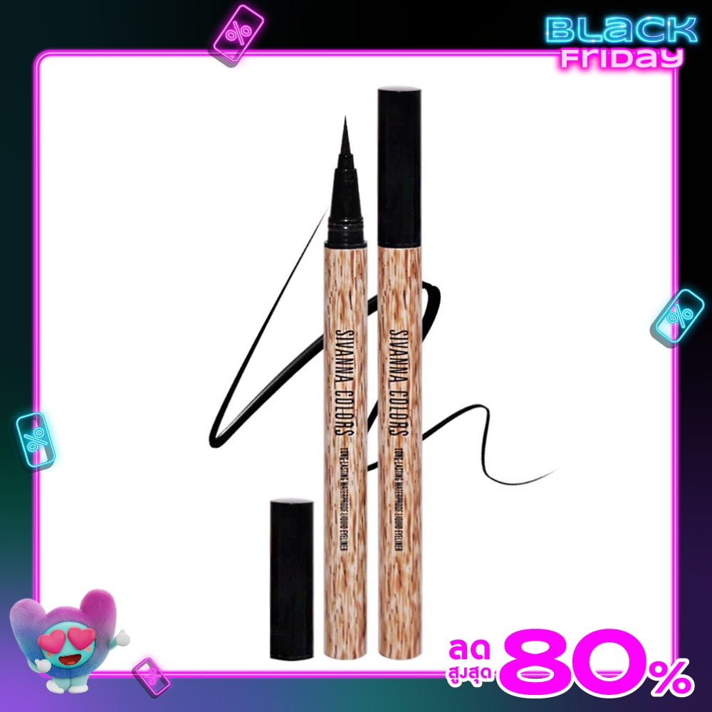 ซีเวนน่า วอเตอร์พรูฟ ลิขวิด อายไลเนอร์ 0.7ก. ดำ