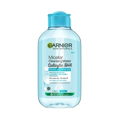 Garnier Garnier Skin Naturals Micellar Cleansing Water Salicylic BHA 125 Ml. ล้างเครื่องสำอาง