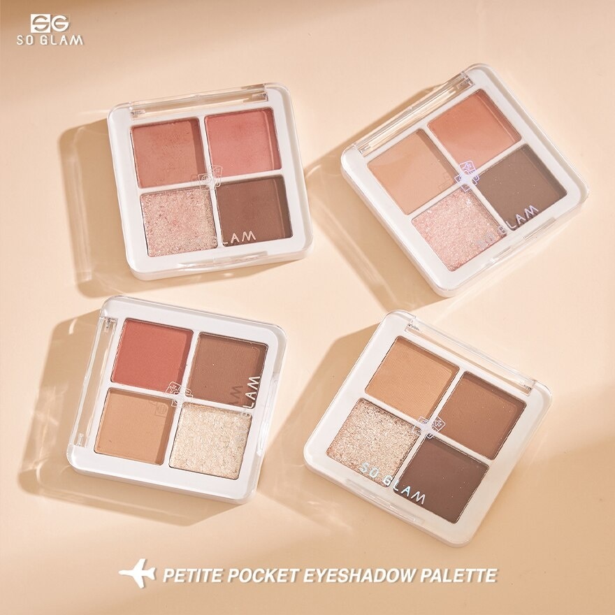 So Glam Petite Pocket Eyeshadow Palette 8g. 03 Tokyo Midtown