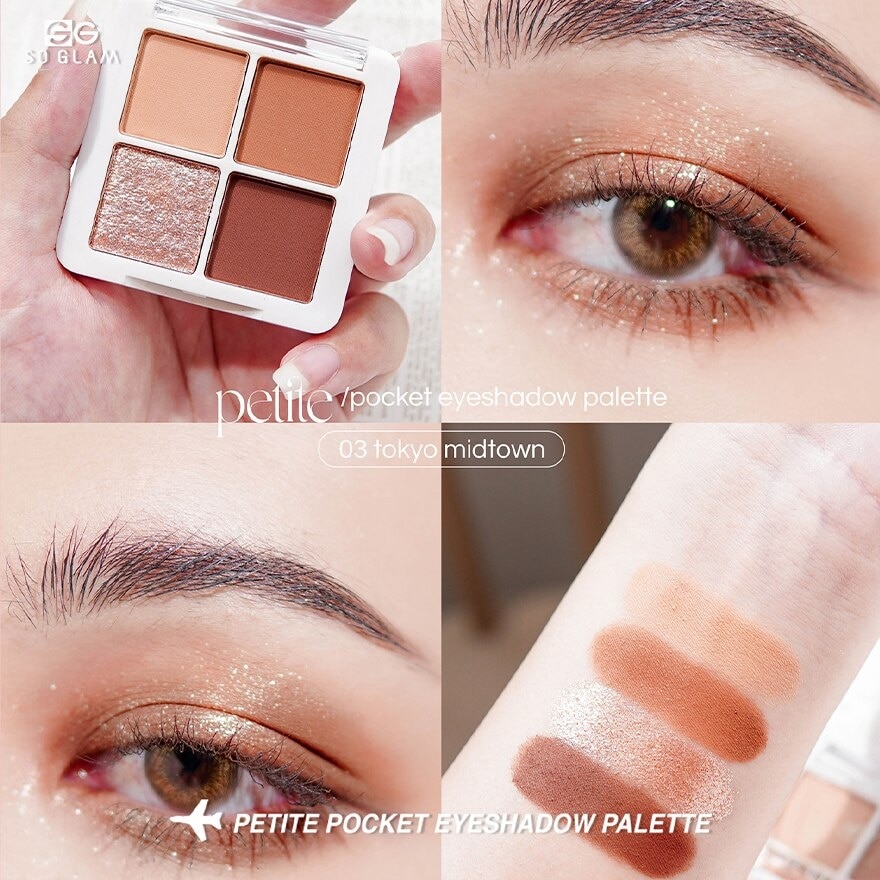 So Glam Petite Pocket Eyeshadow Palette 8g. 03 Tokyo Midtown